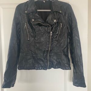 Free People Vegan Leather Jacket